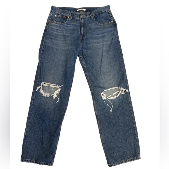 Levi's Women's Low Pro Straight Jeans - Picture 3 of 7